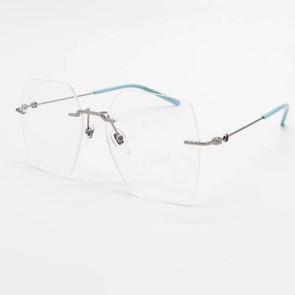 NEW GG0683O 002 GUCCI SQUARE SILVER WOMEN EYEGLASSES GUCCI